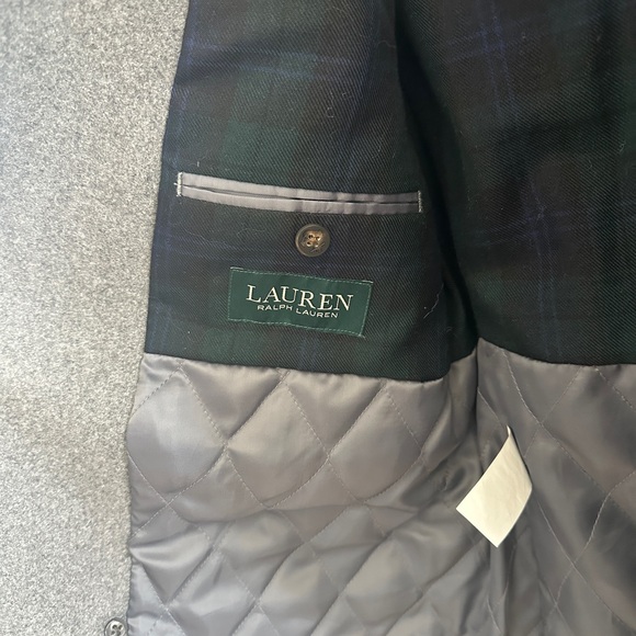 Lauren Ralph Lauren Classic Grey Wool Blend Pea Coat 16R Boys - Picture 7 of 11